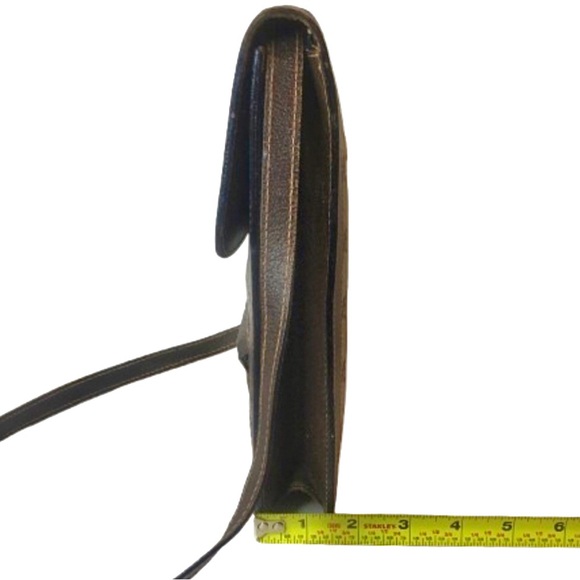 M Authentic GUCCI Ophidia Sherryline Brown Leather Coated Canvas Messenger Bag - Picture 14 of 17